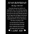 To My Boyfriend The Day I Met You I Found My Missing Piece: The Best Cute Valentines Day Gifts for Boyfriend, Couples Gifts for Boyfriend From Girlfri