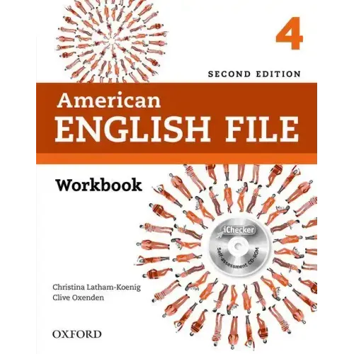 American English File Second Edition: Level 4 Workbook: With Ichecker [With CD (Audio)]