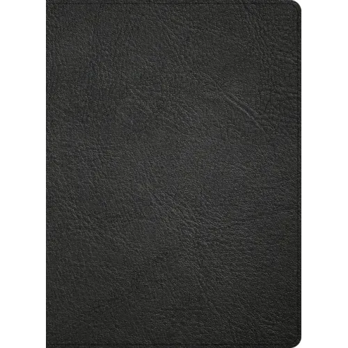 CSB Spurgeon Study Bible, Holman Handcrafted Collection, Black Premium Goatskin