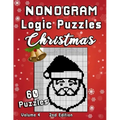Christmas Nonogram Logic Puzzles: Challenging Chrsitmas Holidays Hanjie puzzle collection with japanese picture riddles. Fun brain teaser for everyone
