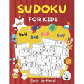 360 Sudoku for Kids Easy to Hard: 4x4, 6x6, 8x8 & 9x9 Sudoku Puzzles Book for Kids Ages 6-8 & 8-12 with Solution Large Print