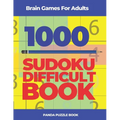 Brain Games For Adults -1000 Sudoku Difficult Book: Brain Teaser Puzzles