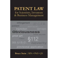 Patent Law for Scientists, Inventors & Business Management