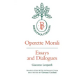 Operette Morali: Essays and Dialogues