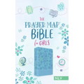 The Prayer Map Bible for Girls Nlv [Sky Blue Shimmer]