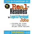 Real-Resumes for Legal & Paralegal Jobs