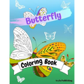 Butterfly Coloring Book: Adult Colouring Fun Stress Relief Relaxation and Escape