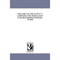 What shall we do with our silver? A consideration of the situation caused by the silver legislation of February 12, 1878