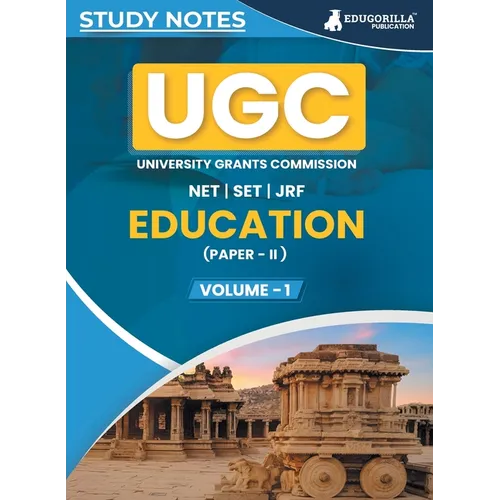 UGC NET Paper II Education (Vol 1) Topic-wise Notes (English Edition) A Complete Preparation Study Notes with Solved MCQs