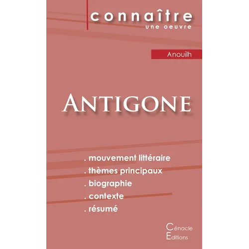 Fiche de lecture Antigone de Jean Anouilh (Analyse littéraire de référence et résumé complet)
