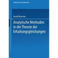 Analytische Methoden in Der Theorie Der Erhaltungsgleichungen