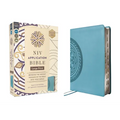 NIV Application Bible, Large Print, Leathersoft, Teal, Red Letter, Thumb Indexed, Comfort Print: Bringing the Ancient Message of the Bible Into Your W
