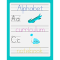 Alphabet curriculum notebook: Preshool workbook - Trace letters of the alphabet and sight words - Magic calligraphy child book
