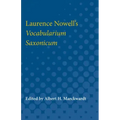 Laurence Nowell's Vocabularium Saxonicum
