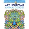 Creative Haven Art Nouveau Animal Designs Coloring Book