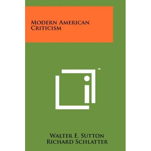 Modern American Criticism