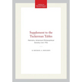 Supplement to the Tuckerman Tables: Memoirs, American Philosophical Society (Vol. 170)