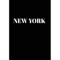 New York: Hardcover Black Decorative Book for Decorating Shelves, Coffee Tables, Home Decor, Stylish World Fashion Cities Design