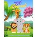 Zoo Animals - Best New Animals Coloring Books: 100 Coloring Pages For Kids Ages 4-8