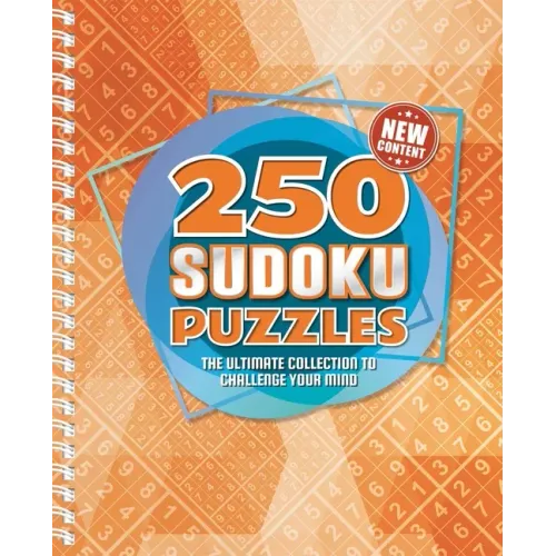 250 Sudoku Puzzles: 250 Easy to Hard Sudoku Puzzles for Adults - Spiral