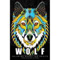 Wolf Coloring Book for Adults: (Perfectly Portable Pages)(On-The-Go! Coloring Book)