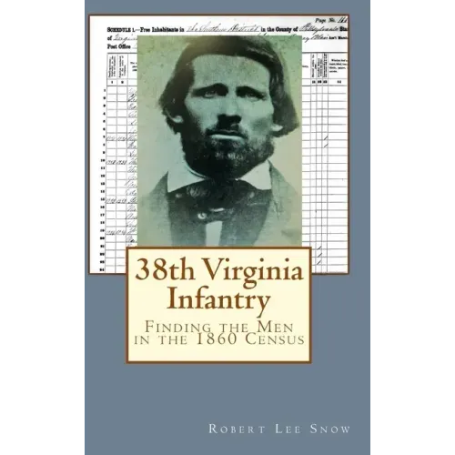 38th Virginia Infantry: Finding the Men in the 1860 Census