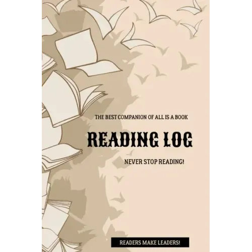 Reading Log: Record, Review, & Track Books & Pages Read, Book Lovers Gift, Journal