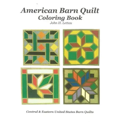 American Barn Quilt Coloring Book