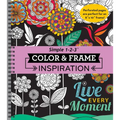 Color & Frame - Inspiration (Adult Coloring Book)