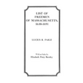 List of Freemen of Massachusetts, 1630-1691