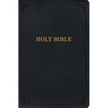KJV Holy Bible, Giant Print with Cross-References, Black Leathertouch