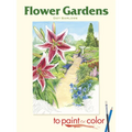 Flower Gardens to Paint or Color