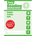 Daily Reading Comprehension, Grade 5 Student Edition Workbook