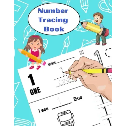 Number Tracing Book: Learn to write numbers for kids