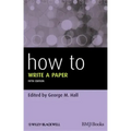 How To Write a Paper