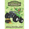 St Patricks Day Coloring Book For Adult: Leprechaun Monster Truck An Adult Coloring Books St Patrick for Kids, Adults with Beautiful Irish Shamrock, L