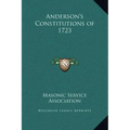 Anderson's Constitutions of 1723