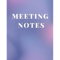My Boring Meeting Survival Guide and Notes: 8.5x11 Meeting Notebook and Puzzle Book
