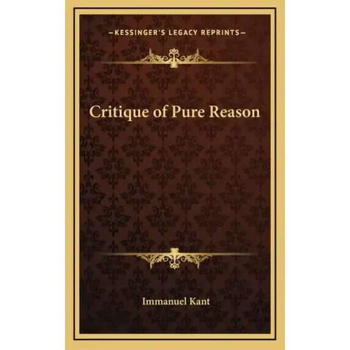 Critique of Pure Reason