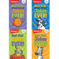 Highlights Joke Books Pack: 4-In-1 Kids Joke Book Collection, Packed with the Funniest Kid-Friendly Jokes, Silliest Cartoons and Laugh-Out-Loud Fun fo
