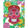 Artful Skulls Coloring Book for Adults: Beautiful Hand-Drawn Images for Stress Relief and Relaxation (Día de Los Muertos & Day of the Dead)