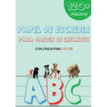 Papel de Escribir: Para niños (Con lineas Edición tamaño Gigante).