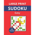 Large Print sudoku - Easy: Sudoku book for adults, 120 9x9 easy puzzles