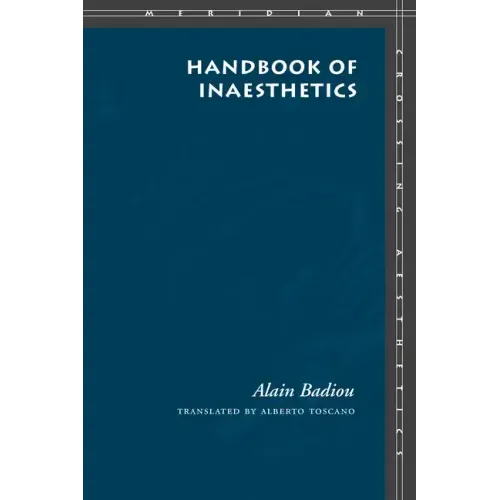Handbook of Inaesthetics