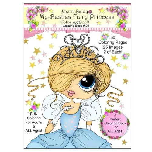 Sherri Baldy My Besties Fairy Princess Coloring Book