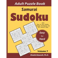 Samurai Sudoku Adult Puzzle Book: 500 Easy to Hard Sudoku Puzzles Overlapping into 100 Samurai Style: Keep Your Brain Young