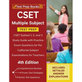 CSET Multiple Subject Test Prep: CSET Subtest 1, 2, and 3 Study Guide with Practice Exam Questions for the California Subject Examinations for Teacher