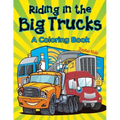 Riding in the Big Trucks (A Coloring Book)