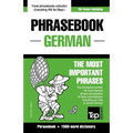 English-German phrasebook and 1500-word dictionary