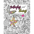 Butterflies and Flowers: Butterflies and Flowers Adult Coloring Book: Beautiful Butterflies and Flowers Patterns for Relaxation, Fun, and Stres